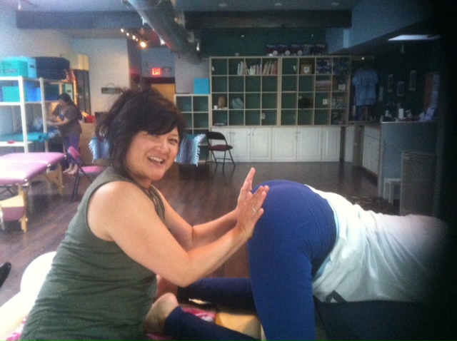 Lisa Cook with tuberosity counter pressure
