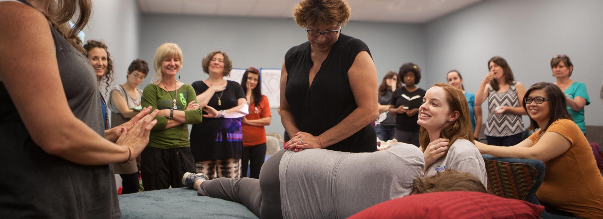Dallas, Texas - Spinning Babies® Workshop w/ Tammy Ryan, 10-27-18 Spinning Babies Join International birth worker, Speaker & Spinning Babies Approved Trainer Tammy Ryan for a Spinning Babies Workshop!
Hosted by Sara Kyle – froggyrn@verizon.net
Understand the role of muscles and ligaments in preparation and progress in childbirth. Effects of posterior, solutions for transverse lie, and labor patterns when baby needs to rotate in the pelvis. Reduce unnecessary cesareans due to lack of progress in labor. Charge your practice with the new paradigm in childbirth by identifying where the baby is so you can:
*Align the uterus so baby can curl and enter the pelvis as a small, compact – and more active participant.
*Release tight ligaments or muscles which may pull or twist may relieve pelvic pain now or discomfort during birth.
*Open the pelvis to let baby move down during the birth process
Workshop is open to :
Childbirth Educators
Doulas
Midwives
Labor & Delivery Nurses
Physicians
Any practitioner working with pregnant/ laboring moms (Body Workers)
CEU’s:
This workshop has been approved for 7 advanced Doula Training contact hours, 7 contact hours.
Cost:
$175 USD until October 1, then $200 USD Regular price. Cash at the door $225.
Details:
Please bring a pillow. If you have a yoga mat and/or a rebozo please bring those also.
We will work in pairs so if you don’t have the above we will put you with someone who does.
Babies in arms welcome.
Cancellation Policy:
100% if you miss for a birth, if I am contacted by 7am the day of the workshop
Email Approved Trainer Tammy Ryan at ServantHands123@aol.com