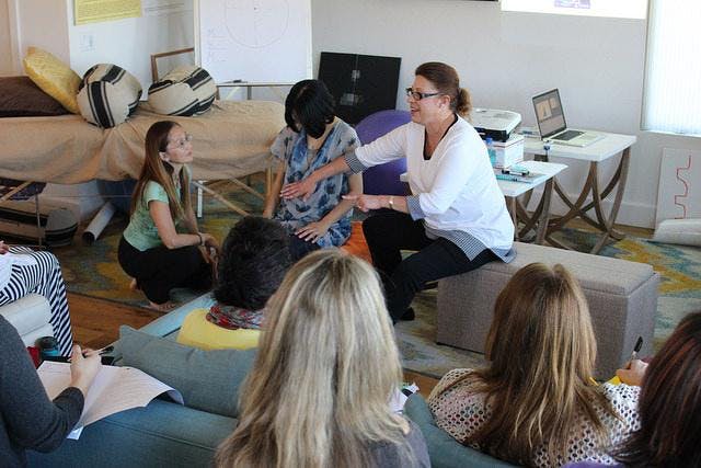 Chicago, IL - Spinning Babies® Workshop w/ Tammy Ryan - March 9, 2019 Spinning Babies Join International birth worker, Speaker & Spinning Babies® Approved Trainer Tammy Ryan for a Spinning Babies® Workshop!
Understand the role of muscles and ligaments in preparation and progress in childbirth. Effects of posterior, solutions for transverse lie, and labor patterns when baby needs to rotate in the pelvis. Reduce unnecessary cesareans due to lack of progress in labor. Charge your practice with the new paradigm in childbirth by identifying where the baby is so you can: Align the uterus so baby can curl and enter the pelvis as a small, compact, and more active participant. Release tight ligaments or muscles which may pull or twist may relieve pelvic pain now or discomfort during birth. Open the pelvis to let baby move down during the birth process Workshop is open to:
Childbirth Educators
Doulas
Midwives
Labor & Delivery Nurses
Physicians
Chiropractors
Any practitioner working with pregnant/laboring moms (Body Workers)
This workshop has been approved for 7 contact hours from DONA International.
Cost:
$175.00 until February 15, 2019, then $200 Regular price.
Details:
Lunch Break from 12:30-1:30 pm
Please bring a pillow. If you have a yoga mat and/or a rebozo please bring those also.
We will work in pairs so if you don’t have the above we will put you with someone who does.
Babies in arms welcome.
Local hosts: Heather Alaniz (halaniz@swedishcovenant.org) and Heather Baker (hbaker@swedishcovenant.org)
Cancellation Policy:
100% if you miss for a birth, if I am contacted by 7am the day of the workshop
Email Approved Trainer Tammy Ryan at ServantHands123@aol.com
Questions? Approved Trainer Tammy Ryan at ServantHands123@aol.com
