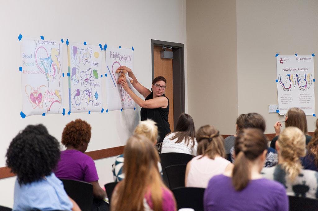 Minneapolis, MN - Spinning Babies® Workshop w/ Tammy Ryan - Aug 18, 2019 Spinning Babies Join International birth worker, Speaker & Spinning Babies® Approved Trainer Tammy Ryan for a Spinning Babies® Workshop!
Understand the role of muscles and ligaments in preparation and progress in childbirth. Effects of posterior, solutions for transverse lie, and labor patterns when baby needs to rotate in the pelvis. Reduce unnecessary cesareans due to lack of progress in labor. Charge your practice with the new paradigm in childbirth by identifying where the baby is so you can:
*Align the uterus so baby can curl and enter the pelvis as a small, compact – and more active participant.
*Release tight ligaments or muscles which may pull or twist may relieve pelvic pain now or discomfort during birth.
*Open the pelvis to let baby move down during the birth process
Workshop is open to:
Childbirth Educators
Doulas
Midwives
Labor & Delivery Nurses
Physicians
Any practitioner working with pregnant/laboring people (Body Workers)
CEU’s:
This workshop has been approved for 7 advanced Doula Training contact hours, 7 contact hours.
Details:
Lunch Break from 12:30-1:30 pm
Please bring a pillow. If you have a yoga mat and/or a rebozo please bring those also.
We will work in pairs so if you don’t have the above we will put you with someone who does.
Babies in arms welcome.
Cancellation Policy:
100% if you miss for a birth, if I am contacted by 7am the day of the workshop
Email Approved Trainer Tammy Ryan at ServantHands123@aol.com