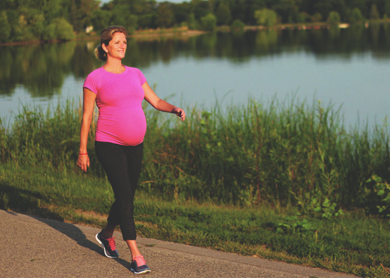 walking in pregnancy