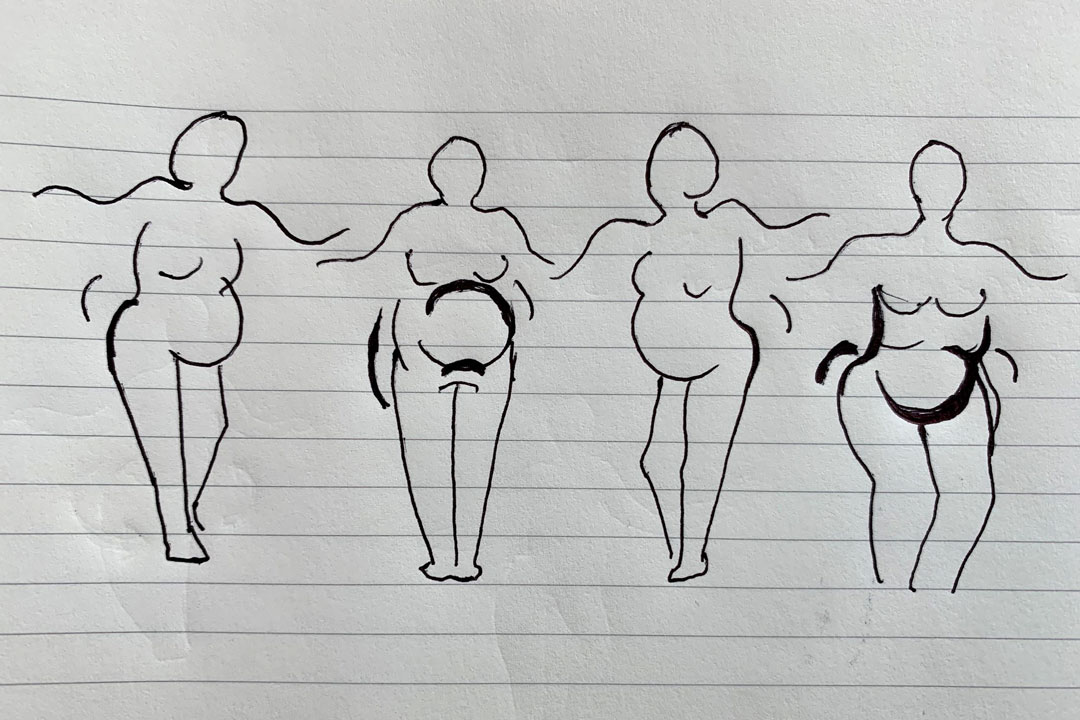 pelvic circles tilt the pelvis while circling