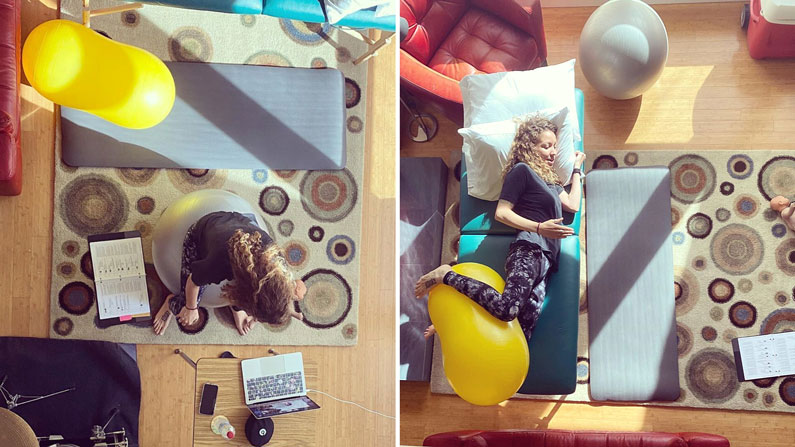 Bee teaching Online Spinning Babies Parent Class