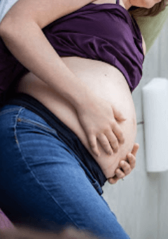 Spinning Babies Is your abdomen bulging due to increased pressure on your abdominal wall during pregnancy? Perhaps you only notice this when doing the Forward-leaning Inversion, the upside down position we dehttps://www.spinningbabies.com/wp-content/uploads/2019/10/sample3-1.png for daily pregnancy care in the last half of pregnancy? 
