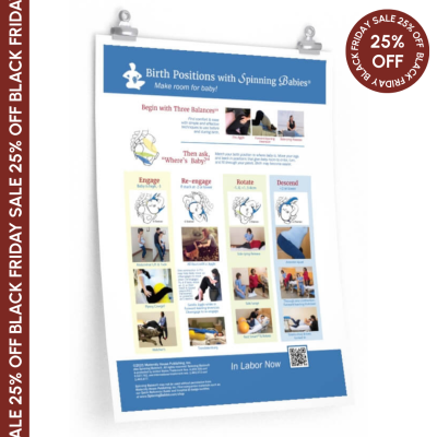 Birth Positions with Spinning Babies® Poster